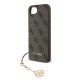 Husa Guess 4G Charm (Tone on Tone) pentru iPhone 16e, Maro (Bakr, GUHCPSE4GF4GCW) by www.silkase.ro