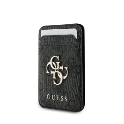 Portcard și Stand Guess 4G Metal Logo, MagSafe, Negru