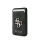 Portcard și Stand Guess 4G Metal Logo, MagSafe, Negru (Bakr, GUWMSHG4BLK) by www.silkase.ro