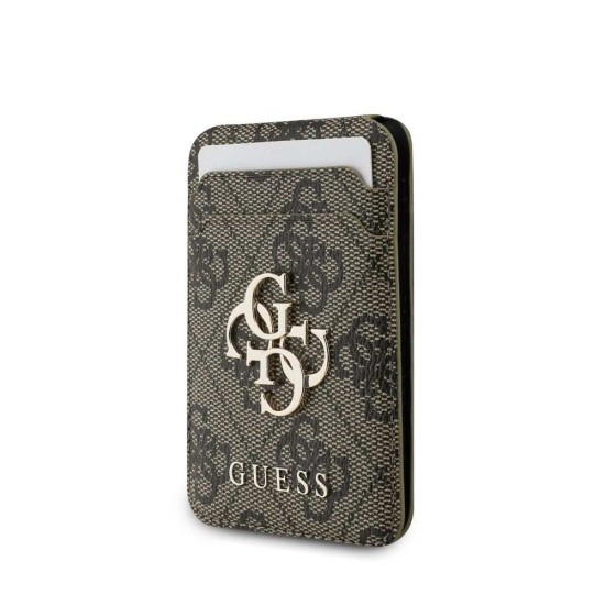 Portcard și Stand Guess 4G Metal Logo, MagSafe, Maro Portcard și Stand Guess 4G Metal Logo, MagSafe, Maro (Bakr, GUWMSHG4BLW) by www.silkase.ro
