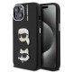 Husa Karl Lagerfeld Grained PU K&CH Heads pentru iPhone 15, Neagra Husa Karl Lagerfeld Grained PU K&CH Heads pentru iPhone 15, Neagra (Bakr, KLHCP15SPSFDHPK) by www.silkase.ro