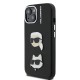 Husa Karl Lagerfeld Grained PU K&CH Heads pentru iPhone 15, Neagra Husa Karl Lagerfeld Grained PU K&CH Heads pentru iPhone 15, Neagra (Bakr, KLHCP15SPSFDHPK) by www.silkase.ro