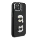 Husa Karl Lagerfeld Grained PU K&CH Heads pentru iPhone 15, Neagra Husa Karl Lagerfeld Grained PU K&CH Heads pentru iPhone 15, Neagra (Bakr, KLHCP15SPSFDHPK) by www.silkase.ro