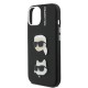 Husa Karl Lagerfeld Grained PU K&CH Heads pentru iPhone 15, Neagra Husa Karl Lagerfeld Grained PU K&CH Heads pentru iPhone 15, Neagra (Bakr, KLHCP15SPSFDHPK) by www.silkase.ro