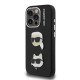 Husa Karl Lagerfeld Grained PU K&CH Heads pentru iPhone 15 Pro, Neagra Husa Karl Lagerfeld Grained PU K&CH Heads pentru iPhone 15 Pro, Neagra (Bakr, KLHCP15LPSFDHPK) by www.silkase.ro