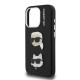 Husa Karl Lagerfeld Grained PU K&CH Heads pentru iPhone 15 Pro, Neagra Husa Karl Lagerfeld Grained PU K&CH Heads pentru iPhone 15 Pro, Neagra (Bakr, KLHCP15LPSFDHPK) by www.silkase.ro