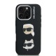 Husa Karl Lagerfeld Grained PU K&CH Heads pentru iPhone 16 Pro Max, Neagra Husa Karl Lagerfeld Grained PU K&CH Heads pentru iPhone 16 Pro Max, Neagra (Bakr, KLHCP16XPSFDHPK) by www.silkase.ro