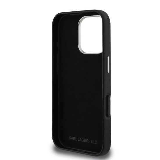 Husa Karl Lagerfeld Grained PU K&CH Heads pentru iPhone 16 Pro Max, Neagra Husa Karl Lagerfeld Grained PU K&CH Heads pentru iPhone 16 Pro Max, Neagra (Bakr, KLHCP16XPSFDHPK) by www.silkase.ro