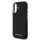 Husa Karl Lagerfeld Grained PU Repeated Logo MagSafe pentru iPhone 16, Neagra (Bakr, KLHMP16SPGKLFOFK) by www.silkase.ro