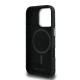 Husa Karl Lagerfeld Grained PU Repeated Logo MagSafe pentru iPhone 16 Pro Max, Neagra (Bakr, KLHMP16XPGKLFOFK) by www.silkase.ro