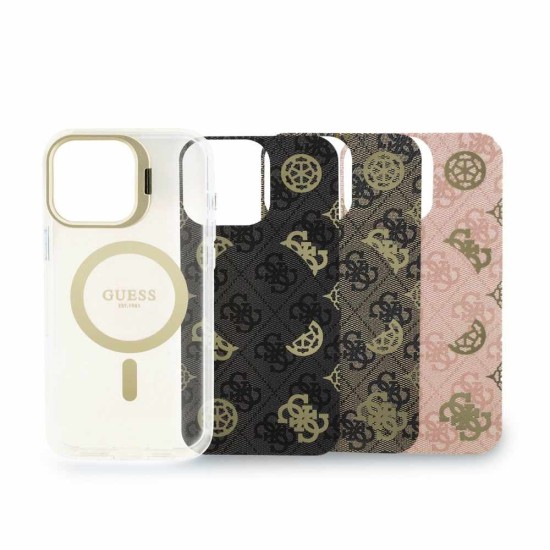 Husa Guess Electroplated Stand MagSafe cu fundaluri interschimbabile pentru iPhone 16 Pro Max Husa Guess Electroplated Stand MagSafe cu fundaluri interschimbabile pentru iPhone 16 Pro Max (Bakr, GUBPSBHMP16XF4P05) by www.silkase.ro