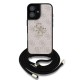 Husa Crossbody Guess PU 4G Metal Logo Strap pentru iPhone 16, Roz Husa Crossbody Guess PU 4G Metal Logo Strap pentru iPhone 16, Roz (Bakr, GUHCP16SP4GMGCRP) by www.silkase.ro