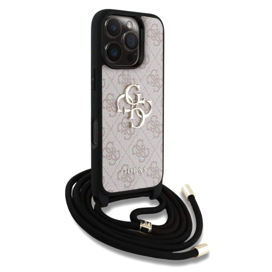 Husa Crossbody Guess PU 4G Metal Logo Strap pentru iPhone 16 Pro, Roz Husa Crossbody Guess PU 4G Metal Logo Strap pentru iPhone 16 Pro, Roz (Bakr, GUHCP16LP4GMGCRP) by www.silkase.ro