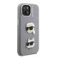 Husa Karl Lagerfeld Grained PU K&CH Heads pentru iPhone 15, Gri Husa Karl Lagerfeld Grained PU K&CH Heads pentru iPhone 15, Gri (Bakr, KLHCP15SPSFDHPG) by www.silkase.ro