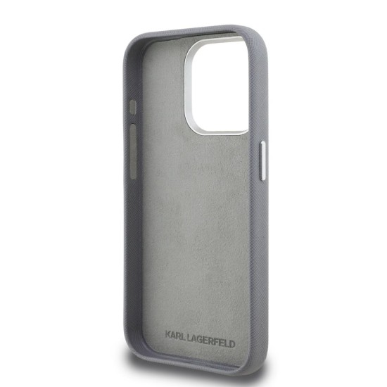 Husa Karl Lagerfeld Grained PU K&CH Heads pentru iPhone 15 Pro, Gri Husa Karl Lagerfeld Grained PU K&CH Heads pentru iPhone 15 Pro, Gri (Bakr, KLHCP15LPSFDHPG) by www.silkase.ro