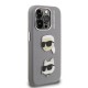 Husa Karl Lagerfeld Grained PU K&CH Heads pentru iPhone 15 Pro Max, Gri Husa Karl Lagerfeld Grained PU K&CH Heads pentru iPhone 15 Pro Max, Gri (Bakr, KLHCP15XPSFDHPG) by www.silkase.ro