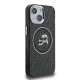 Husa Karl Lagerfeld IML K&CH Heads Repeated Logo MagSafe pentru iPhone 15, Neagra (Bakr, KLHMP15SHMKBKCHK) by www.silkase.ro