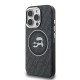 Husa Karl Lagerfeld IML K&CH Heads Repeated Logo MagSafe pentru iPhone 15 Pro, Neagra (Bakr, KLHMP15LHMKBKCHK) by www.silkase.ro