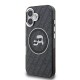 Husa Karl Lagerfeld IML K&CH Heads Repeated Logo MagSafe pentru iPhone 16, Neagra (Bakr, KLHMP16SHMKBKCHK) by www.silkase.ro