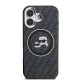 Husa Karl Lagerfeld IML K&CH Heads Repeated Logo MagSafe pentru iPhone 16, Neagra (Bakr, KLHMP16SHMKBKCHK) by www.silkase.ro