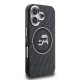Husa Karl Lagerfeld IML K&CH Heads Repeated Logo MagSafe pentru iPhone 16, Neagra (Bakr, KLHMP16SHMKBKCHK) by www.silkase.ro