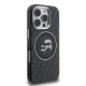 Husa Karl Lagerfeld IML K&CH Heads Repeated Logo MagSafe pentru iPhone 16 Pro, Neagra (Bakr, KLHMP16LHMKBKCHK) by www.silkase.ro