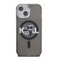 Husa Karl Lagerfeld IML Glitter Karl and Choupette Sketch MagSafe pentru iPhone 15, Neagra (Bakr, KLHMP15SHGKCGKBK) by www.silkase.ro
