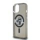 Husa Karl Lagerfeld IML Glitter Karl and Choupette Sketch MagSafe pentru iPhone 15, Neagra (Bakr, KLHMP15SHGKCGKBK) by www.silkase.ro