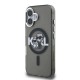 Husa Karl Lagerfeld IML Glitter Karl and Choupette Sketch MagSafe pentru iPhone 16, Neagra (Bakr, KLHMP16SHGKCGKBK) by www.silkase.ro
