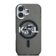 Husa Karl Lagerfeld IML Glitter Karl and Choupette Sketch MagSafe pentru iPhone 16, Neagra (Bakr, KLHMP16SHGKCGKBK) by www.silkase.ro