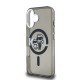 Husa Karl Lagerfeld IML Glitter Karl and Choupette Sketch MagSafe pentru iPhone 16, Neagra (Bakr, KLHMP16SHGKCGKBK) by www.silkase.ro