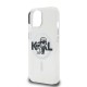 Husa Karl Lagerfeld IML Glitter Karl and Choupette Sketch MagSafe pentru iPhone 15, Transparenta (Bakr, KLHMP15SHGKCGKBT) by www.silkase.ro
