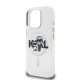 Husa Karl Lagerfeld IML Glitter Karl and Choupette Sketch MagSafe pentru iPhone 15 Pro, Transparenta (Bakr, KLHMP15LHGKCGKBT) by www.silkase.ro