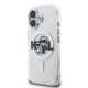 Husa Karl Lagerfeld IML Glitter Karl and Choupette Sketch MagSafe pentru iPhone 16, Transparenta (Bakr, KLHMP16SHGKCGKBT) by www.silkase.ro