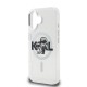 Husa Karl Lagerfeld IML Glitter Karl and Choupette Sketch MagSafe pentru iPhone 16, Transparenta (Bakr, KLHMP16SHGKCGKBT) by www.silkase.ro