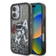 Husa Karl Lagerfeld Liquid Glitter Scattered Choupette pentru iPhone 16, Neagra Husa Karl Lagerfeld Liquid Glitter Scattered Choupette pentru iPhone 16, Neagra (Bakr, KLHCP16SLCHSCTDK) by www.silkase.ro