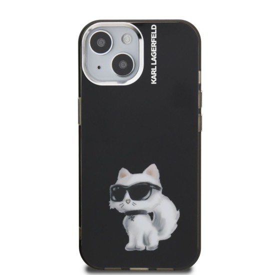 Husa Karl Lagerfeld IML Aquarelle Choupette pentru iPhone 15, Neagra Husa Karl Lagerfeld IML Aquarelle Choupette pentru iPhone 15, Neagra (Bakr, KLHCP15SHMCHAQK) by www.silkase.ro