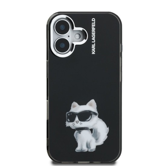 Husa Karl Lagerfeld IML Aquarelle Choupette pentru iPhone 16, Neagra Husa Karl Lagerfeld IML Aquarelle Choupette pentru iPhone 16, Neagra (Bakr, KLHCP16SHMCHAQK) by www.silkase.ro