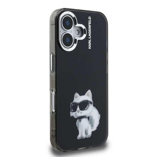 Husa Karl Lagerfeld IML Aquarelle Choupette pentru iPhone 16, Neagra Husa Karl Lagerfeld IML Aquarelle Choupette pentru iPhone 16, Neagra (Bakr, KLHCP16SHMCHAQK) by www.silkase.ro