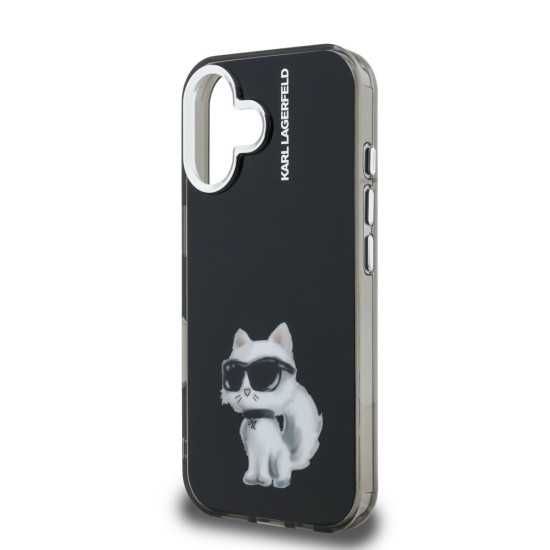 Husa Karl Lagerfeld IML Aquarelle Choupette pentru iPhone 16, Neagra Husa Karl Lagerfeld IML Aquarelle Choupette pentru iPhone 16, Neagra (Bakr, KLHCP16SHMCHAQK) by www.silkase.ro