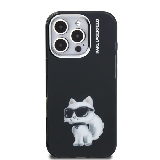 Husa Karl Lagerfeld IML Aquarelle Choupette pentru iPhone 16 Pro, Neagra Husa Karl Lagerfeld IML Aquarelle Choupette pentru iPhone 16 Pro, Neagra (Bakr, KLHCP16LHMCHAQK) by www.silkase.ro