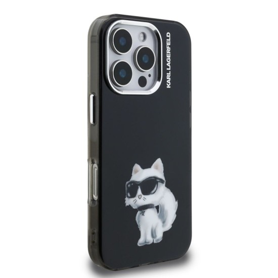 Husa Karl Lagerfeld IML Aquarelle Choupette pentru iPhone 16 Pro, Neagra Husa Karl Lagerfeld IML Aquarelle Choupette pentru iPhone 16 Pro, Neagra (Bakr, KLHCP16LHMCHAQK) by www.silkase.ro
