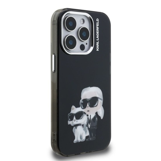 Husa Karl Lagerfeld IML Aquarelle Karl and Choupette pentru iPhone 15 Pro, Neagra Husa Karl Lagerfeld IML Aquarelle Karl and Choupette pentru iPhone 15 Pro, Neagra (Bakr, KLHCP15LHMKCAQK) by www.silkase.ro