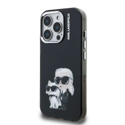 Husa Karl Lagerfeld IML Aquarelle Karl and Choupette pentru iPhone 15 Pro Max, Neagra Husa Karl Lagerfeld IML Aquarelle Karl and Choupette pentru iPhone 15 Pro Max, Neagra