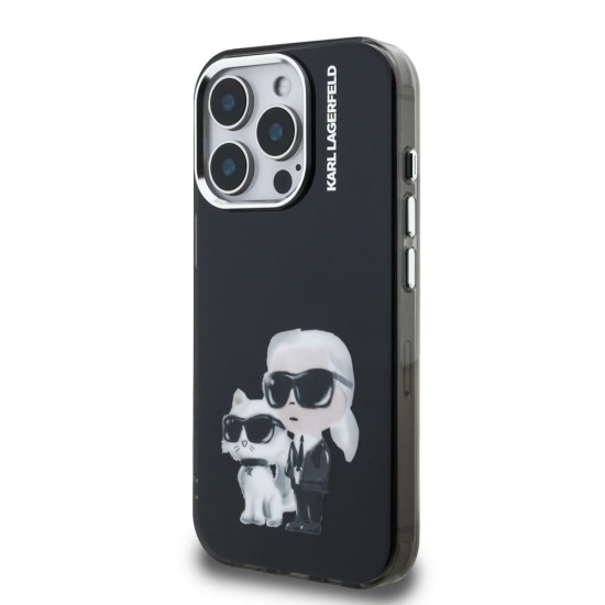 Husa Karl Lagerfeld IML Aquarelle Karl and Choupette pentru iPhone 15 Pro Max, Neagra Husa Karl Lagerfeld IML Aquarelle Karl and Choupette pentru iPhone 15 Pro Max, Neagra (Bakr, KLHCP15XHMKCAQK) by www.silkase.ro