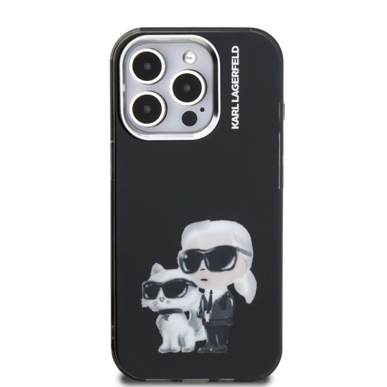 Husa Karl Lagerfeld IML Aquarelle Karl and Choupette pentru iPhone 15 Pro Max, Neagra Husa Karl Lagerfeld IML Aquarelle Karl and Choupette pentru iPhone 15 Pro Max, Neagra (Bakr, KLHCP15XHMKCAQK) by www.silkase.ro