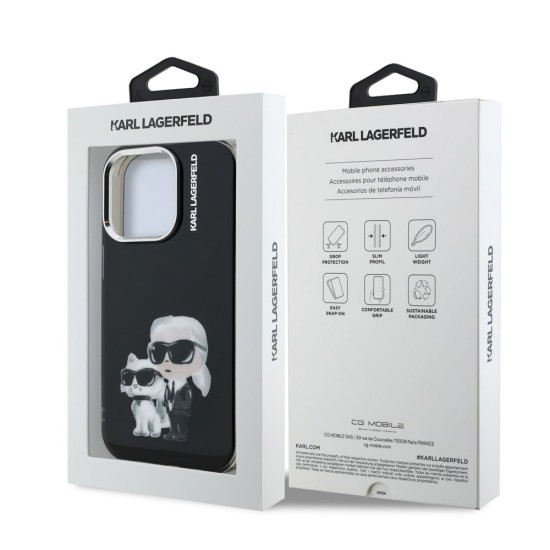 Husa Karl Lagerfeld IML Aquarelle Karl and Choupette pentru iPhone 15 Pro Max, Neagra Husa Karl Lagerfeld IML Aquarelle Karl and Choupette pentru iPhone 15 Pro Max, Neagra (Bakr, KLHCP15XHMKCAQK) by www.silkase.ro