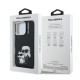Husa Karl Lagerfeld IML Aquarelle Karl and Choupette pentru iPhone 16 Pro, Neagra (Bakr, KLHCP16LHMKCAQK) by www.silkase.ro