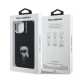 Husa Karl Lagerfeld IML Aquarelle Karl pentru iPhone 15, Neagra (Bakr, KLHCP15SHMKIAQK) by www.silkase.ro