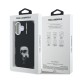 Husa Karl Lagerfeld IML Aquarelle Karl pentru iPhone 16, Neagra (Bakr, KLHCP16SHMKIAQK) by www.silkase.ro